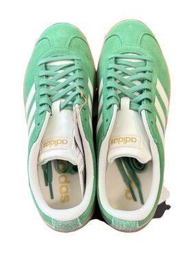 Adidas VL Court 2.0 Green Suede M8.5/W10